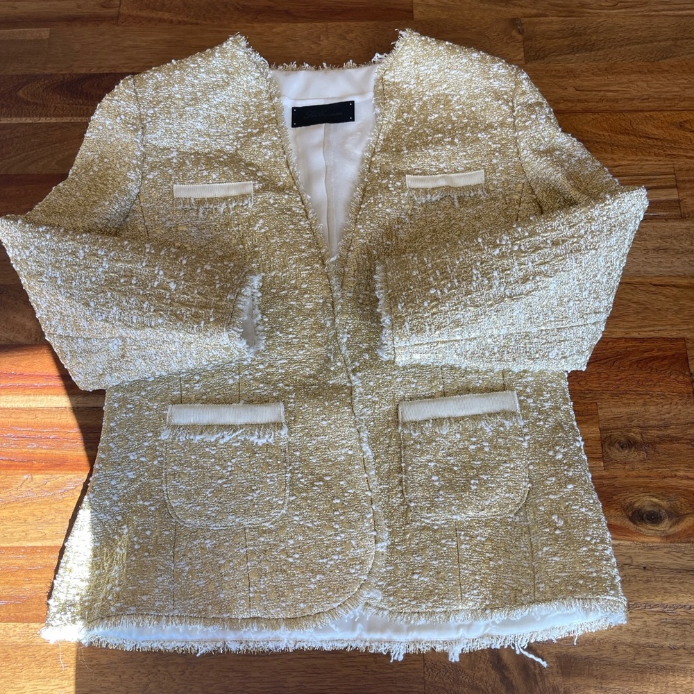 NWT Les Copains Women's Tweed Jacket